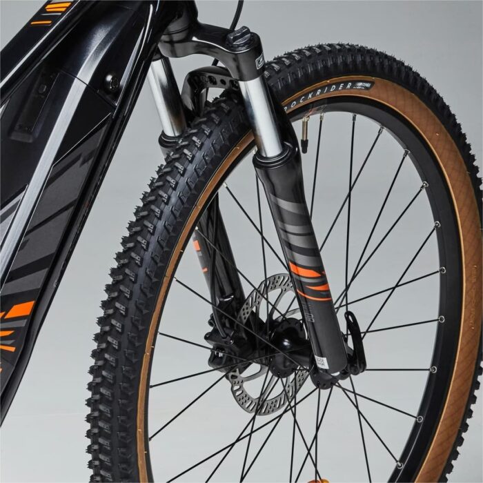 VTT Electrique Semi-rigide Rockrider E ST 500 26" 9-12 ans Noir – Image 4