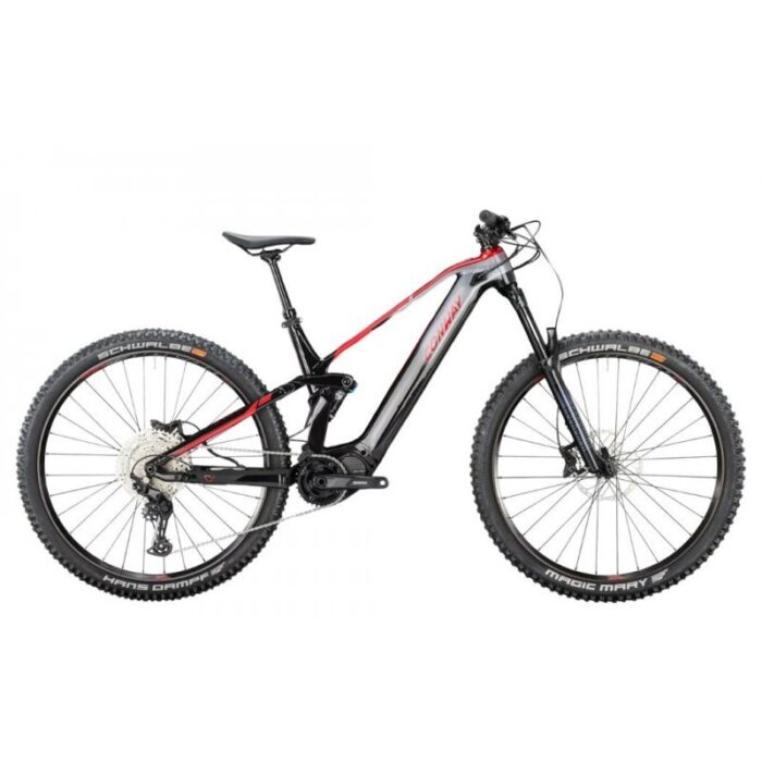 VTT électrique tout-suspendu CONWAY eWME 3.9 720Wh Noir/Rouge 2024 – Image 1