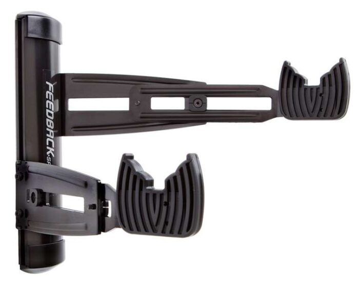 Feedback Sports Velo Wall Rack 2D Support mural Velo Wall 2D noir